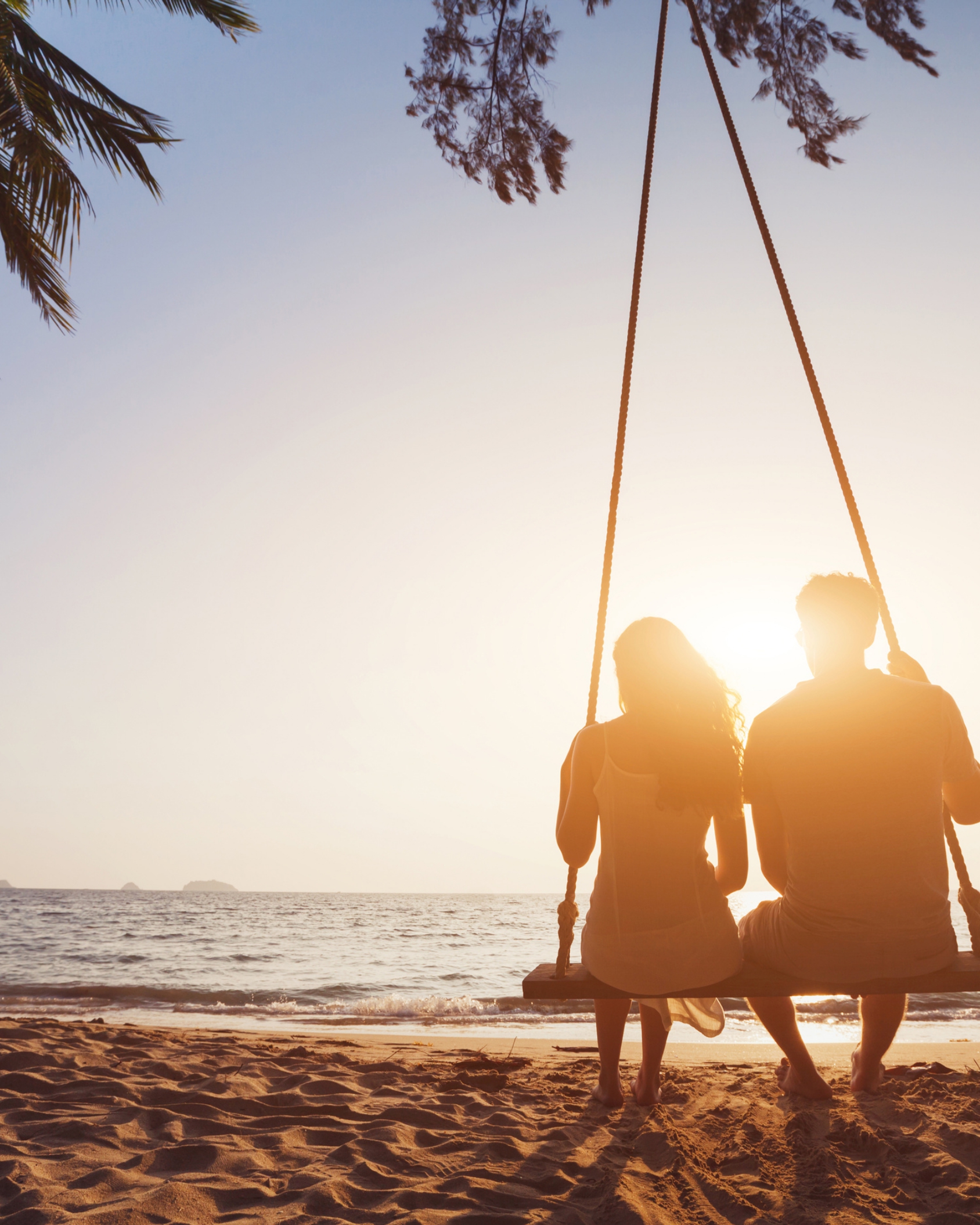 Honeymoon in Manali — couple enjoying mountain view